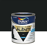 Laque boiseries et métal Valénite Dulux Valentine mat noir 2L