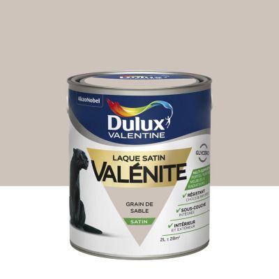 Laque glycéro beige grain de sable satin Dulux Valentine Valénite 2 L