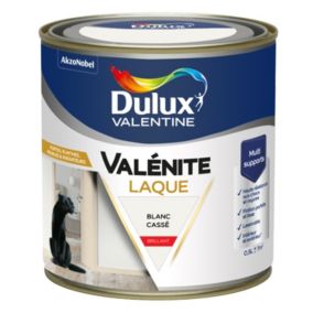 Laque Valénite Dulux Valentine Acrylique brillant blanc 500ml