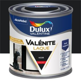 Laque Valénite Dulux Valentine Acrylique brillant noir 125ml