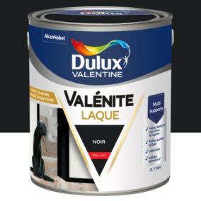 Laque Valénite Dulux Valentine Acrylique brillant noir 2L