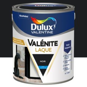 Laque Valénite Dulux Valentine Acrylique mat velouté noir 2L