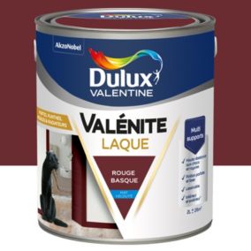 Laque Valénite Dulux Valentine Acrylique mat velouté rouge basque 2L