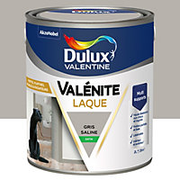 Laque Valénite Dulux Valentine Acrylique satin blanc gris saline 2L