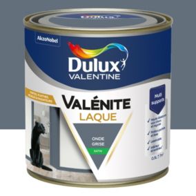 Laque Valénite Dulux Valentine Acrylique satin bleu onde grise 500ml