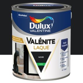 Laque Valénite Dulux Valentine Acrylique satin noir 2L