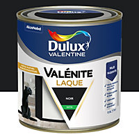 Laque Valénite Dulux Valentine Acrylique satin noir 500ml