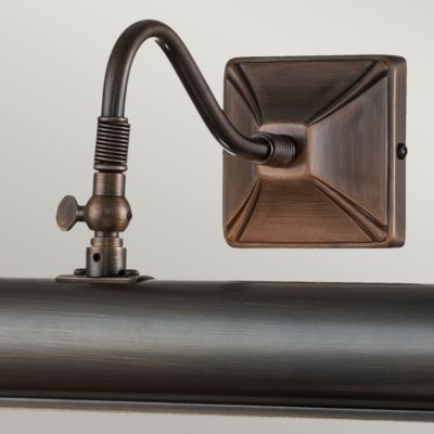 Large applique pour tableau Picture Light 2 lumières - Bronze foncé