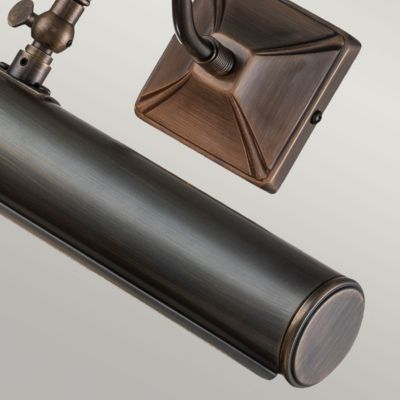 Large applique pour tableau Picture Light 2 lumières - Bronze foncé