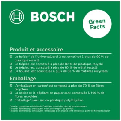 Laser ligne Bosch UniversalLevel 2 + accessoires