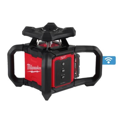 Laser rotatif horizontal rouge Milwaukee M18 RLOH600201C 600M 18V 2Ah ...