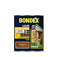 Lasure bois Bondex Chêne moyen 1L - 5 ans