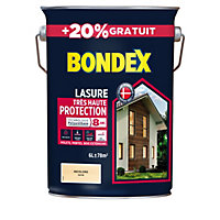 Lasure bois Bondex Incolore 8 ans 5L + 20%