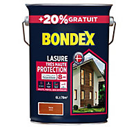 Lasure bois Bondex Teck 8 ans 5L + 20%