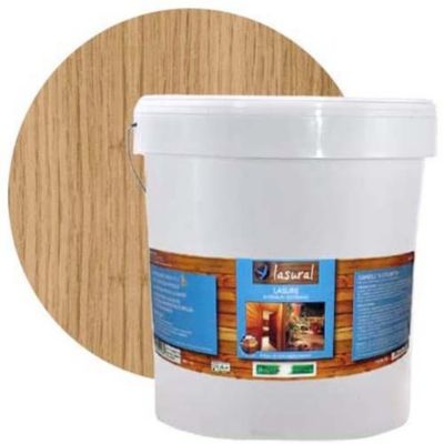 Lasure bois interieur et exterieur Lasural Natura - 10L- Chêne clair