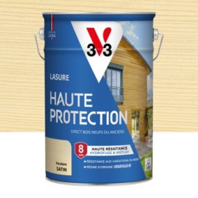 Lasure extérieur Haute Protection V33 incolore satin 5 L