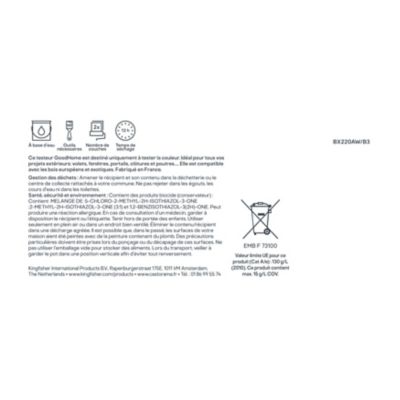 Lasure extérieure acajou satin 8 ans GoodHome 125ml