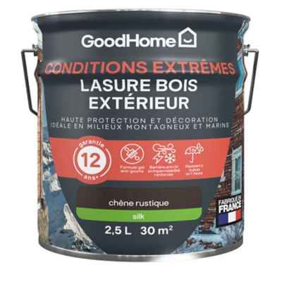 Lasure extérieure chêne rustique satin 12 ans GoodHome 2.5L