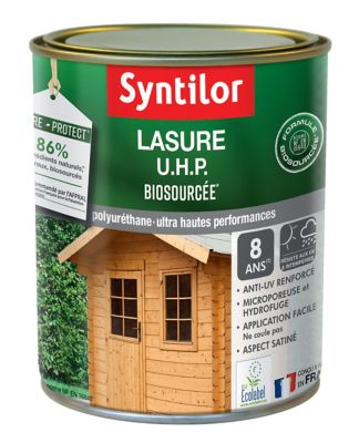 Lasure extérieure et intérieure bois Nature Protect Syntilor 1L Satiné ...