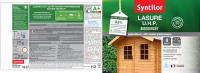 Lasure extérieure et intérieure bois Nature Protect Syntilor 1L Satiné ...