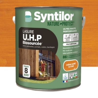 Lasure extérieure et intérieure bois Nature Protect Syntilor 5L Satiné Chêne doré