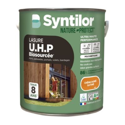 Lasure extérieure et intérieure bois Nature Protect Syntilor 5L Satiné ...