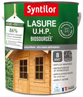Lasure extérieure et intérieure bois Nature Protect Syntilor 5L Satiné ...