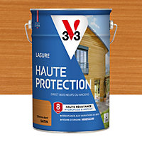 Lasure extérieure Haute Protection V33 chêne doré satin 5L