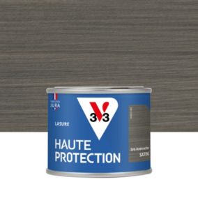Lasure extérieure Haute Protection V33 gris anthracite satin 125ml