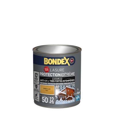 Lasure extérieure protection extrême Bondex 12 ans chêne clair 1L