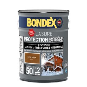 Lasure extérieure protection extrême Bondex 12 ans chêne moyen 5L