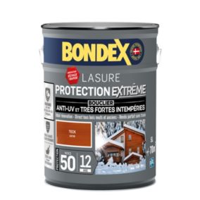 Lasure extérieure protection extrême Bondex 12 ans teck 5L