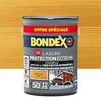 Lasure extérieure Protection extrême chêne clair 12 ans Bondex 6L
