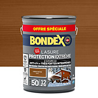 Lasure extérieure Protection extrême chêne moyen 12 ans Bondex 6L