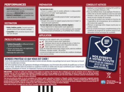 Lasure extérieure très haute protection Bondex 8 ans chêne clair 1L