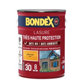Lasure extérieure très haute protection Bondex 8 ans chêne doré 5L