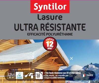 Lasure extérieure ultra résistante Syntilor incolore 2,5L