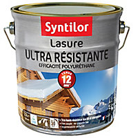 Lasure extérieure ultra résistante Syntilor ton chêne moyen 2,5L