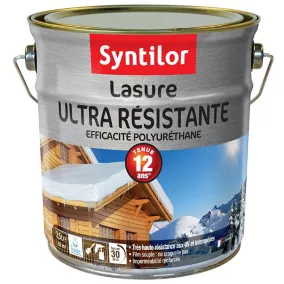 Lasure extérieure ultra résistante Syntilor ton chêne moyen 2,5L