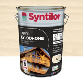 Lasure extérieure Xylodhone Syntilor Blanc 5L garantie 8 ans