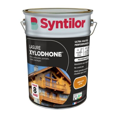 Lasure extérieure Xylodhone Syntilor Chêne clair 5L garantie 8 ans