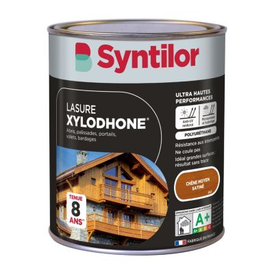 Lasure extérieure Xylodhone Syntilor Chêne moyen 1L garantie 8 ans