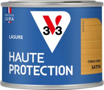 Lasure Haute protection V33 satin chêne claire 125ml
