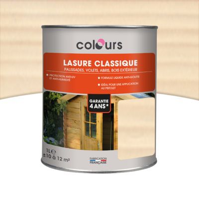 swingcolor Lasure à bois pour intérieur incolore 2.5 L (Incolore, 2.5 L,  satiné)