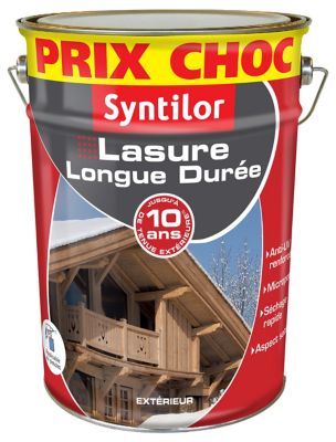 lasure longue duree syntilor incolore 5l castorama