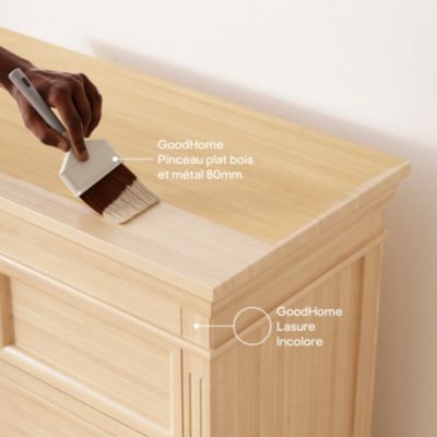 Lasure meubles, boiseries et lambris GoodHome incolore satin 1L