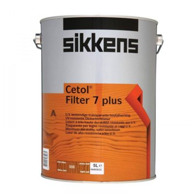 Lasure pour bois  Cetol filter 7 PLUS CHÊNE CLAIR 5L - Sikkens