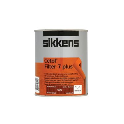 Lasure pour bois  Cetol filter 7 PLUS CHÊNE FONCE 1L - Sikkens