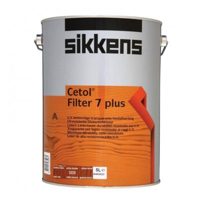 Lasure pour bois  Cetol filter 7 PLUS CHÊNE FONCE 5L - Sikkens