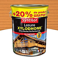 Lasure Syntilor Xylodhone Ultra Hautes Performances oregon satin 5L + 20% gratuit